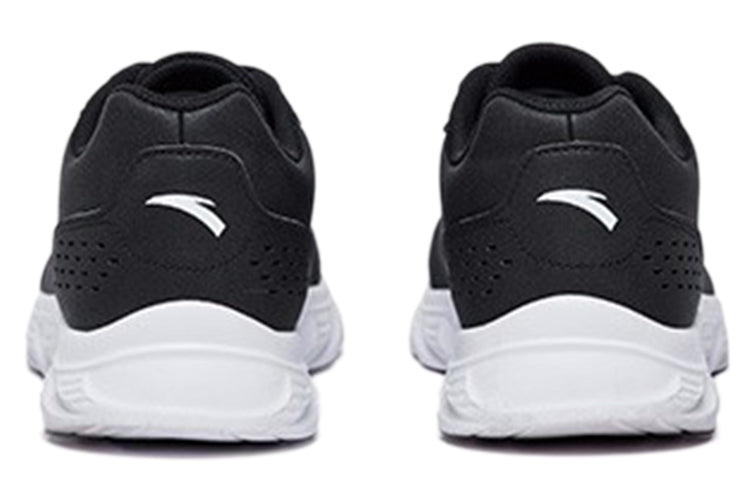 ANTA Running Series Sneakers Leather 'Black White' 91835529-1