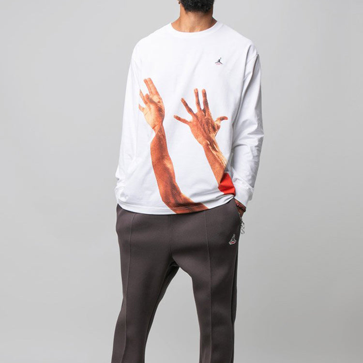 Air Jordan x Union LA The J Long-Sleeve T-Shirt 'White' CV1298-100