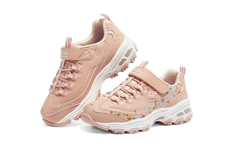 (GS) Skechers D'lites 'Pink' 302525L-LTPK