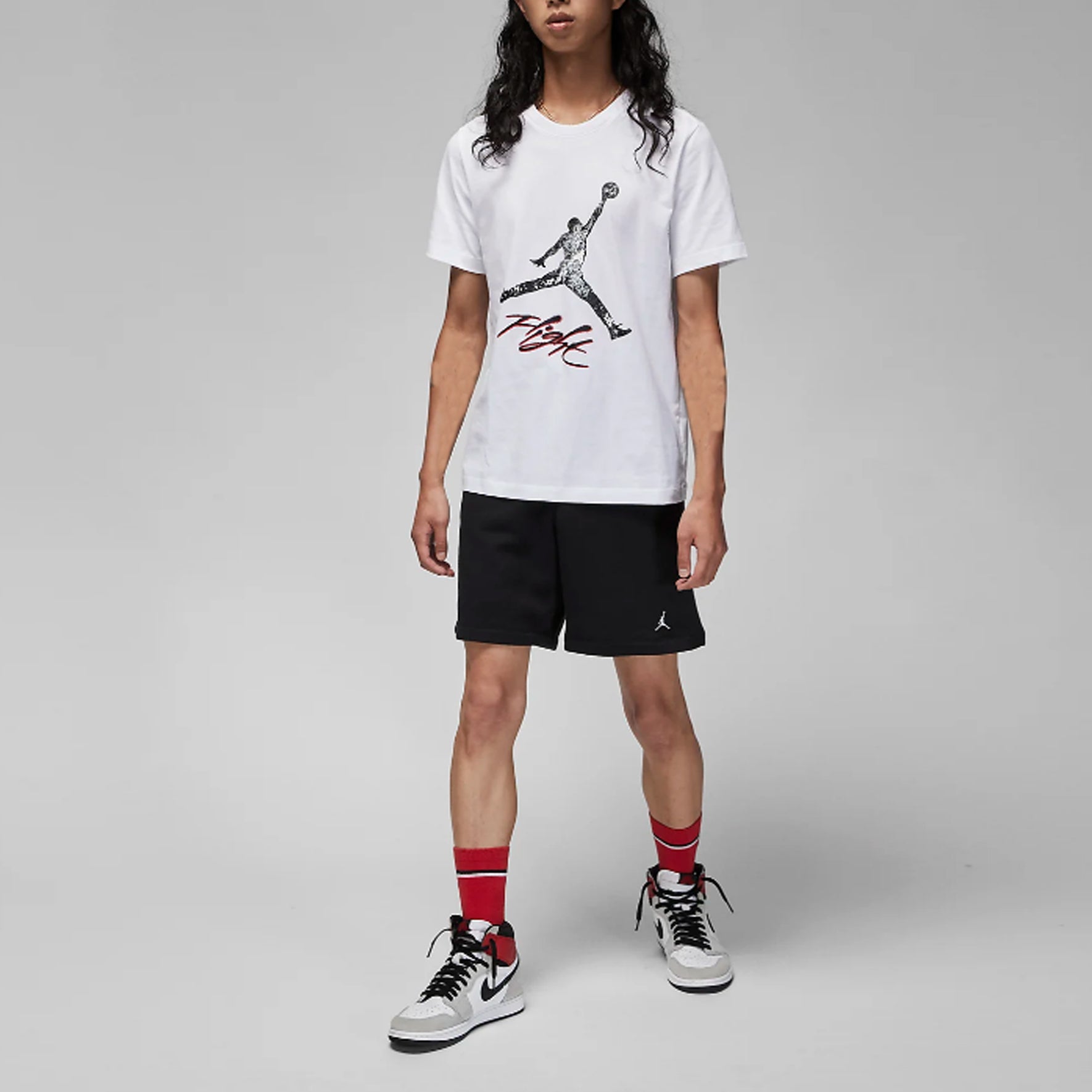 Air Jordan Minimalistic Large Casual Short Sleeve T-Shirt Men's White DQ7377-100