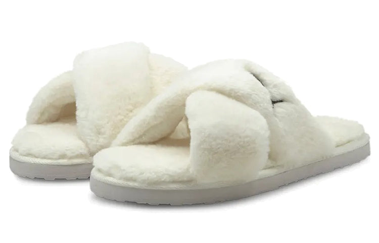 (WMNS) PUMA Fluff X Strap Slide 'Whisper White' 384936-02