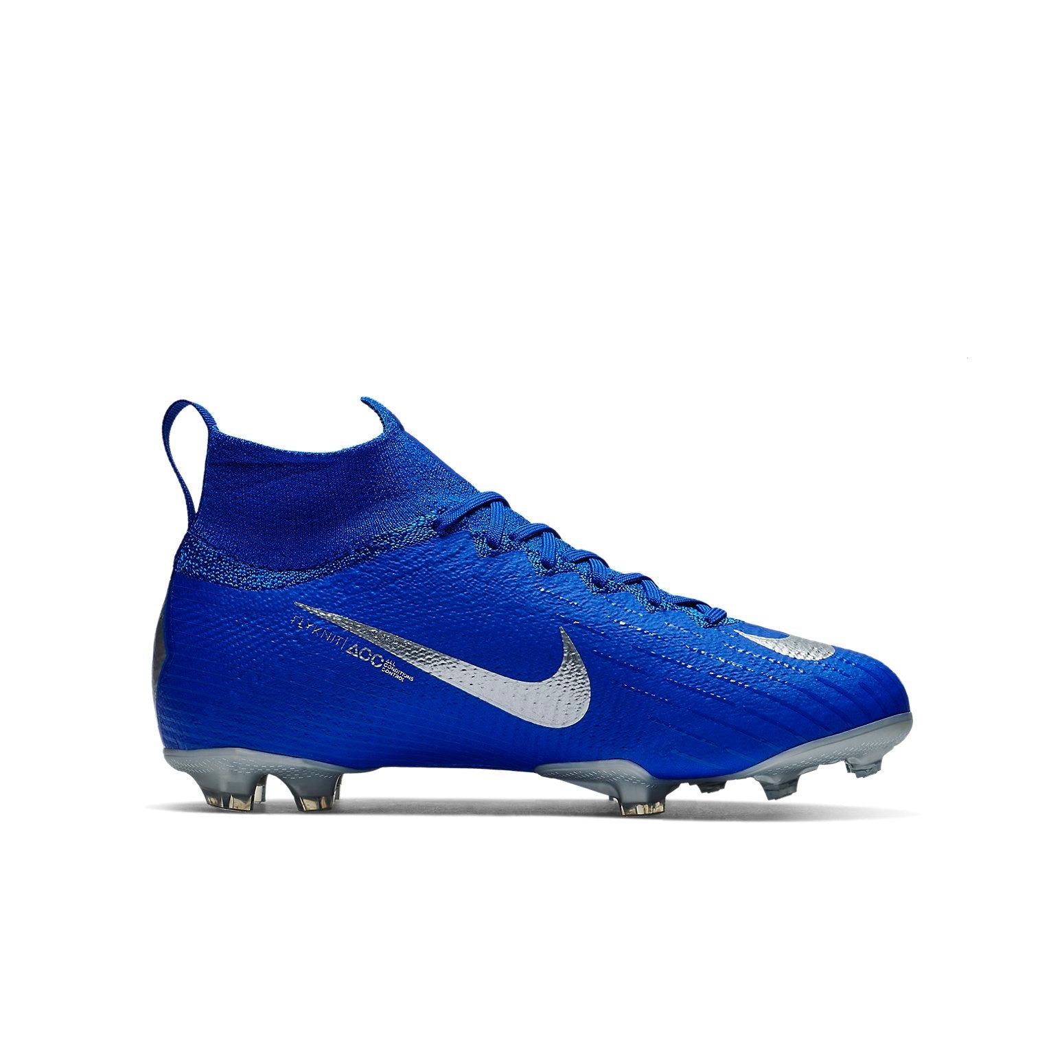 (GS) Nike Mercurial Superfly 6 Elite FG 'Racer Blue Silver' AH7340-400