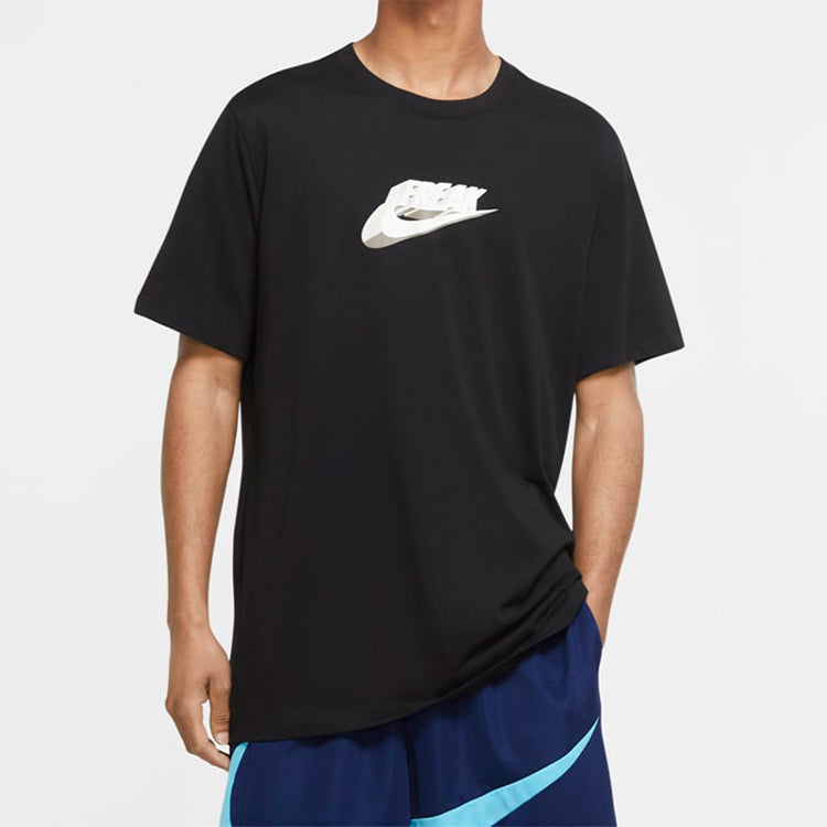 Nike Dri-FIT Giannis Swoosh Freak Letter Basketball T-Shirt 'Black' CV1096-010