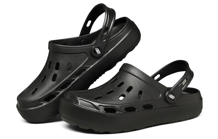 Skechers Swifters Minimalistic Cozy Sports Slippers Pure Black 243041-BBK