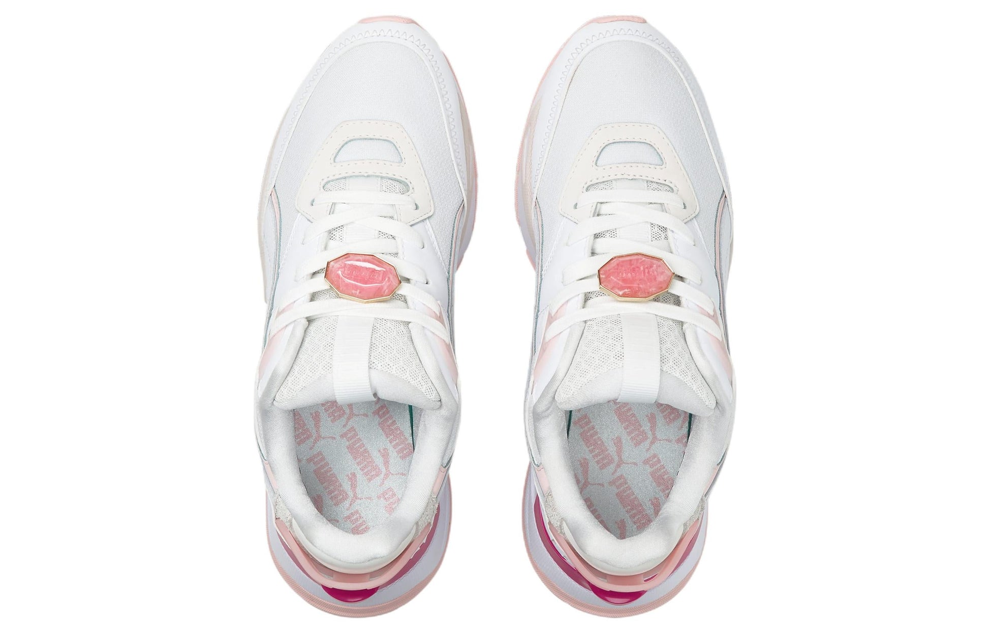 (WMNS) PUMA Mirage Sport Crystal.G 'White Pink' 383321-01