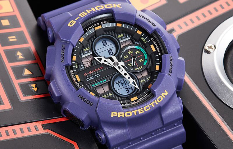 CASIO G-Shock Analog-Digital 'Purple' GA-140-6APRBS