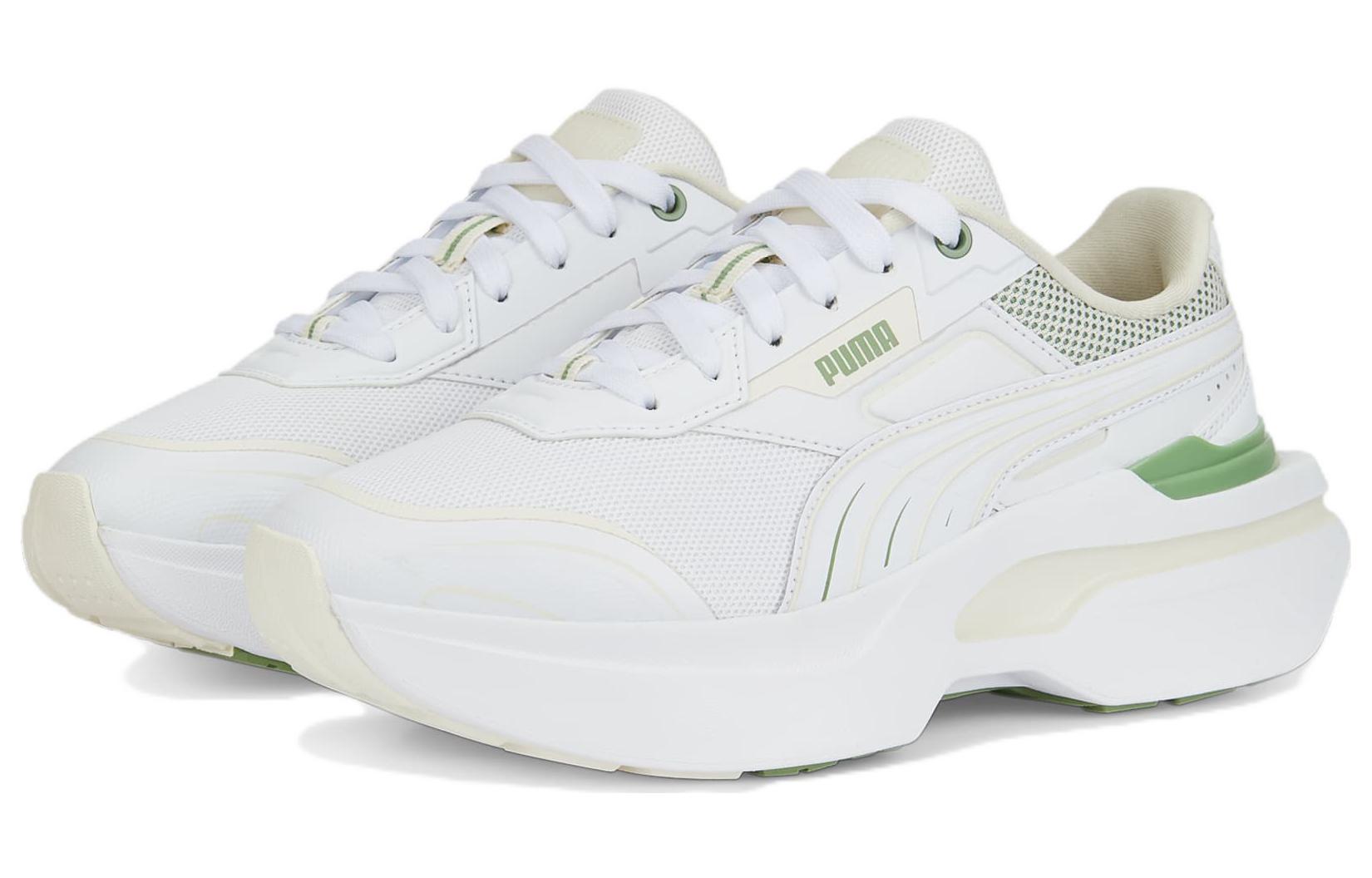 (WMNS) PUMA Kosmo Rider Feminine Tech 'White Green' 386552-02