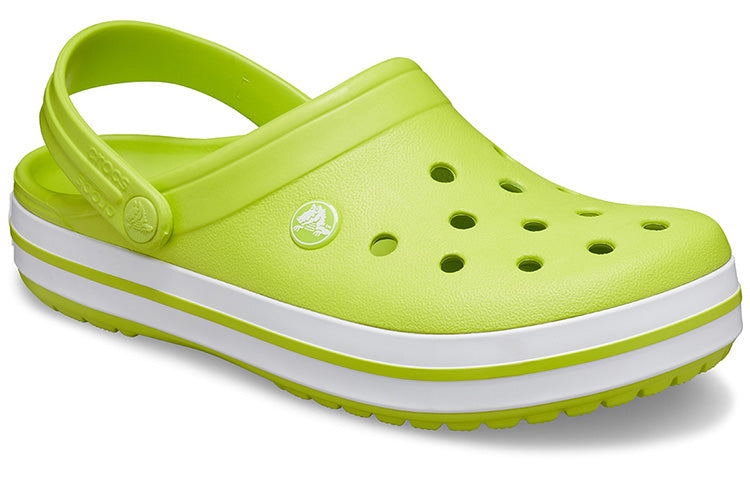 (WMNS) Crocs Lightweight Cozy Beach Sandals Green 11016-3T1