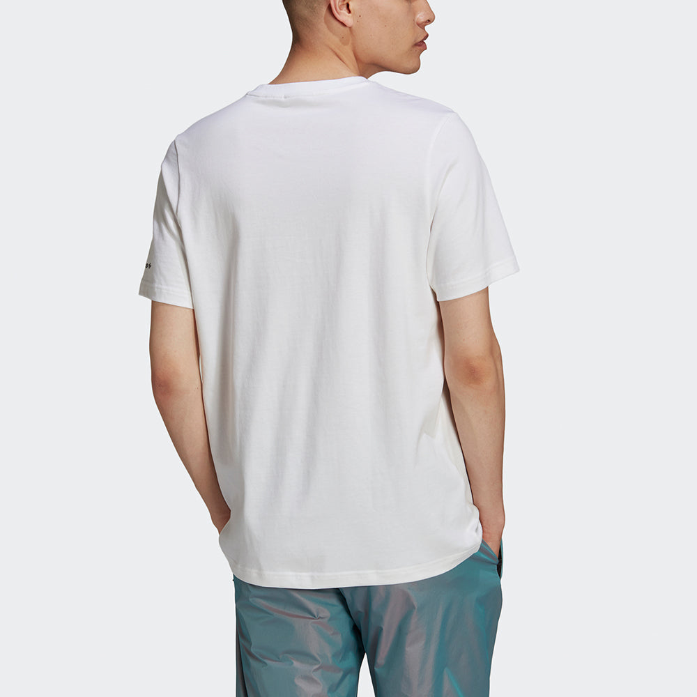 adidas originals St Tee Hl Logo Printing Sports Short Sleeve White H41402