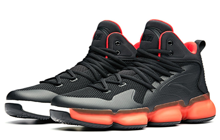 ANTA x NASA SEEED 60th Anniversary Basketball Shoes 'Black Red' 91831191-5