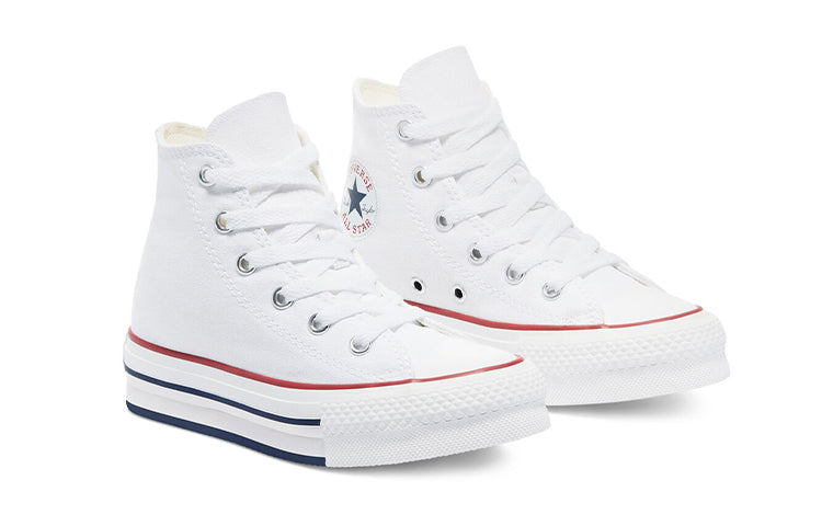 (GS) Converse Chuck Taylor All Star EVA Lift Platform High 'White' 671108C