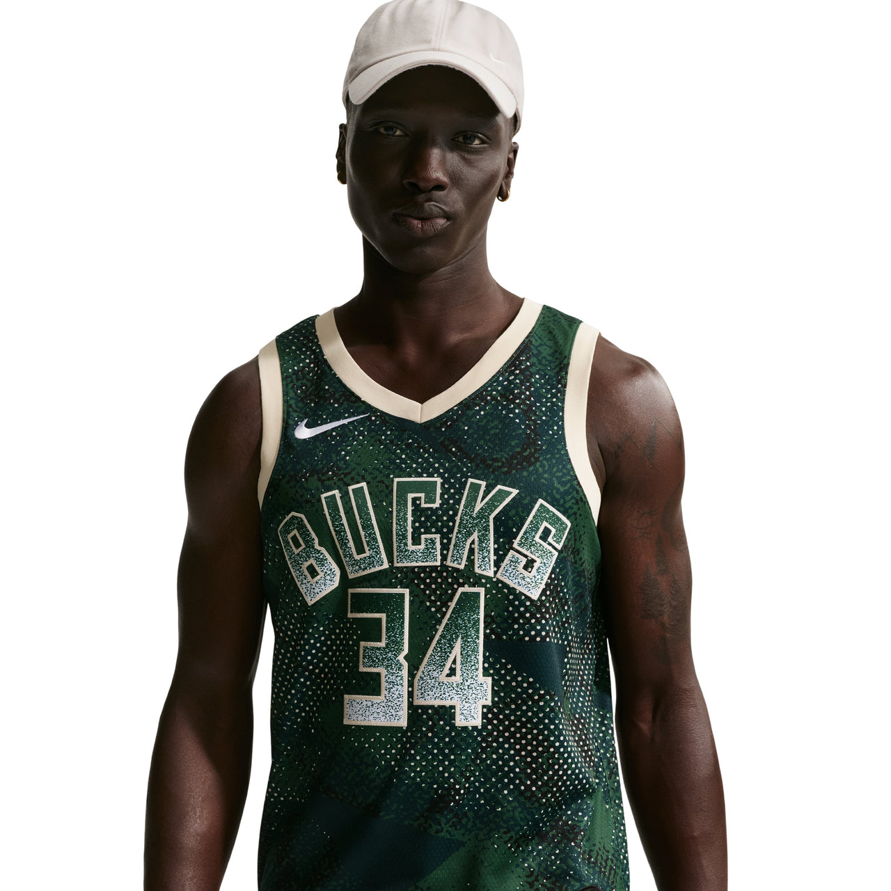 Nike Dri-FIT NBA Giannis Antetokounmpo Milwaukee Bucks 2025/26 Select Series Swingman Jersey 'Fir' HJ4065-323