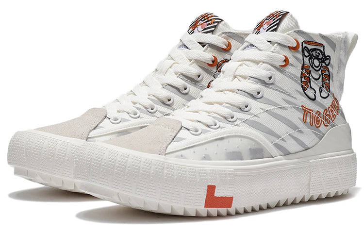 (WMNS) Li-Ning Classic Canvas Hi x Disney Tigger 'White' AGCS334-1