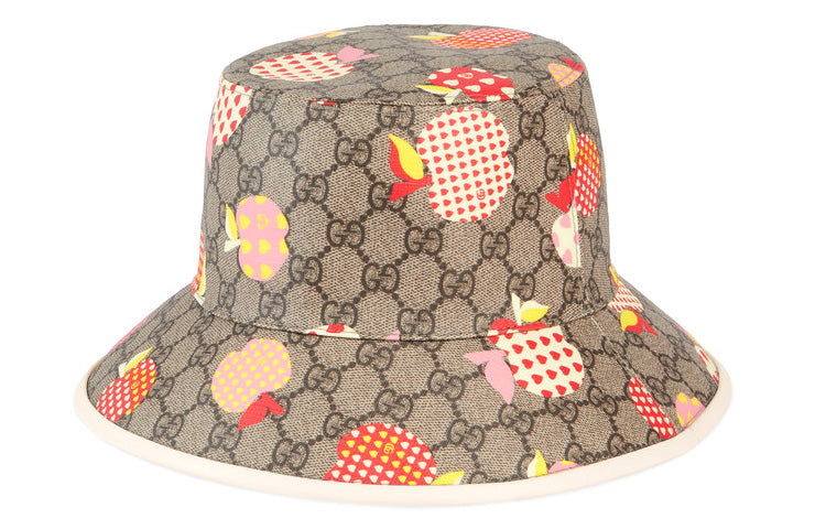 Gucci Les Pommes Bucket Hat 'Beige' 663388-3HAED-8477