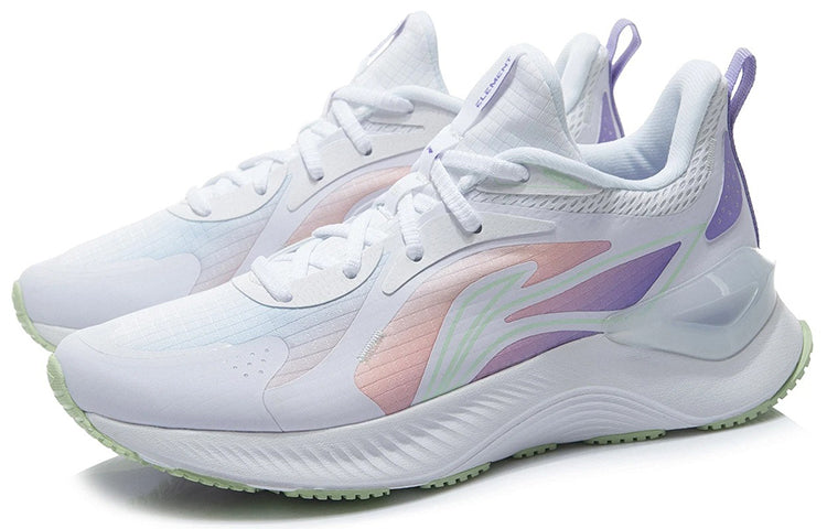 (WMNS) Li-Ning Element 'Standard White Light Bluepurple' ARHR224-4