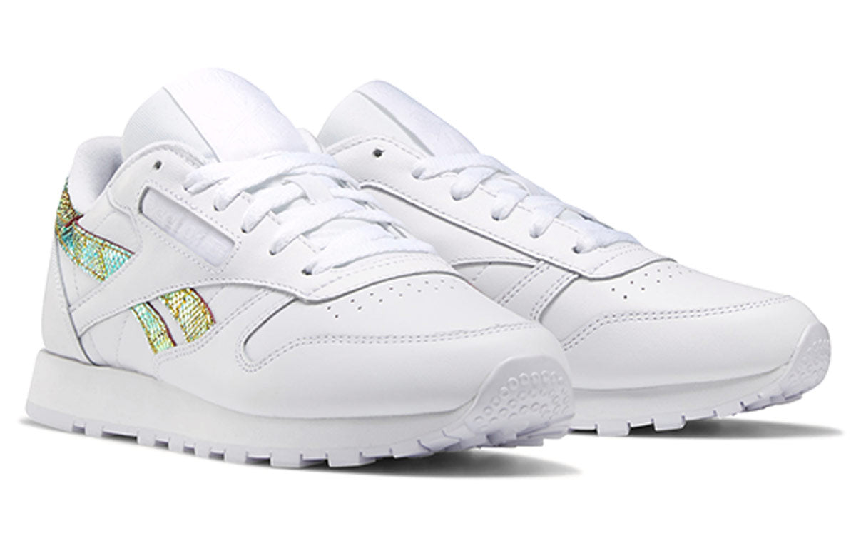 (WMNS) Reebok Classic Leather 'Iridescent Snakeskin Stripe' FV1083