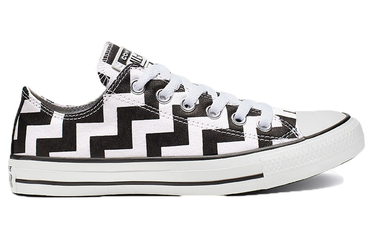 (WMNS) Converse Chuck Taylor All Star Low Top Canvas Black White Stripe 'Black White' 565438C