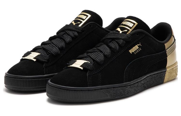 PUMA Suede Dance Crew 'Black Gold Metallic' 398306-01