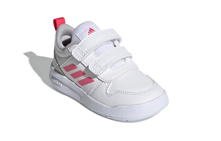 (TD) adidas Tensaur Shoes White/Pink S24059