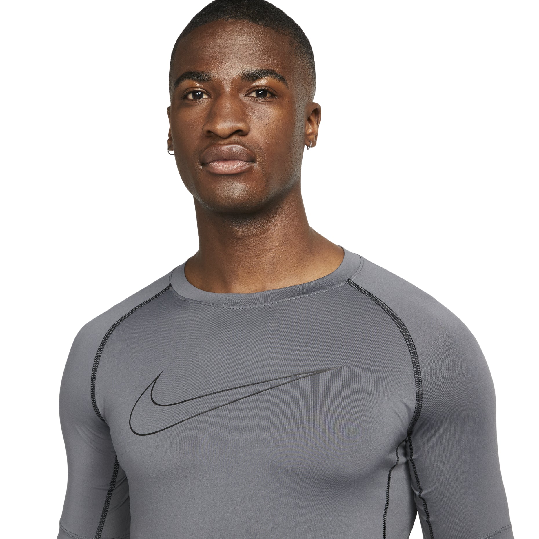 Nike Pro Dri-FIT Tight Short Sleeve Tops 'Grey' DD1993-068
