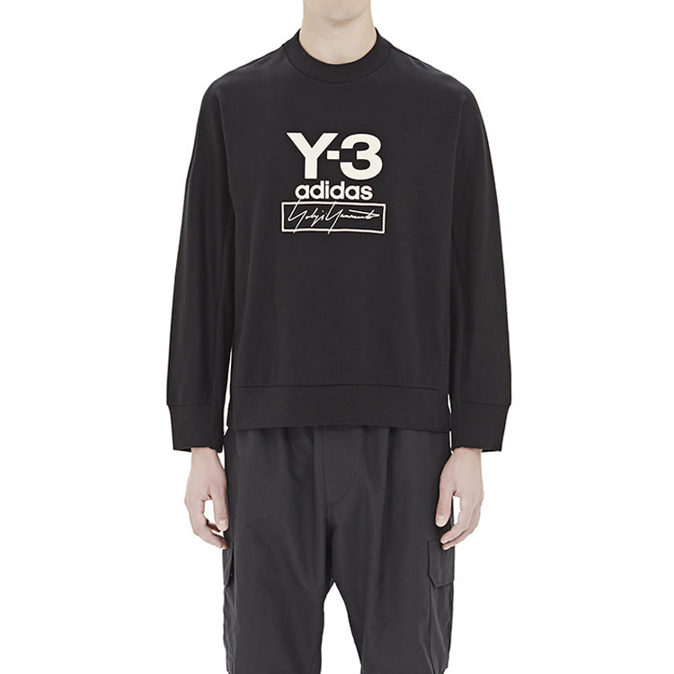 Men's Y-3 Chest Signature Logo Casual Black FJ0432