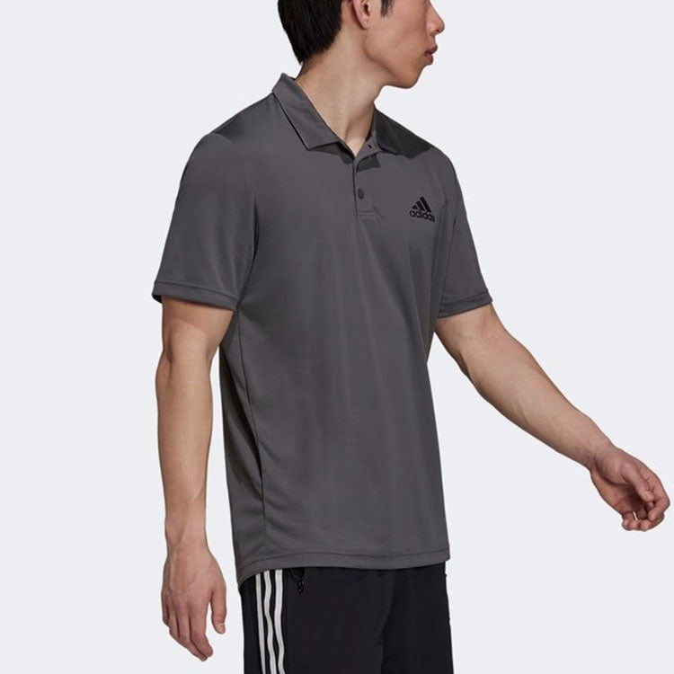 adidas Aeroready Designed for Move Sport Polo Shirt 'Grey Six' H30285