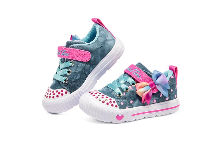 (GS) Skechers Twinkle Sparks Shoes 'Blue Pink' 314944NG-NVMT