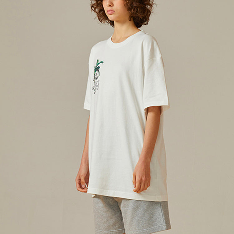 PJs Vigor Printing Short Sleeve Unisex White 20SSTS1023-P