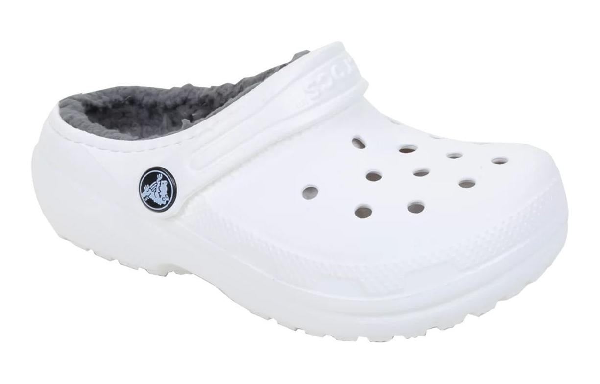 (GS) Crocs Classic Lined Clog 'White' 207010-10M