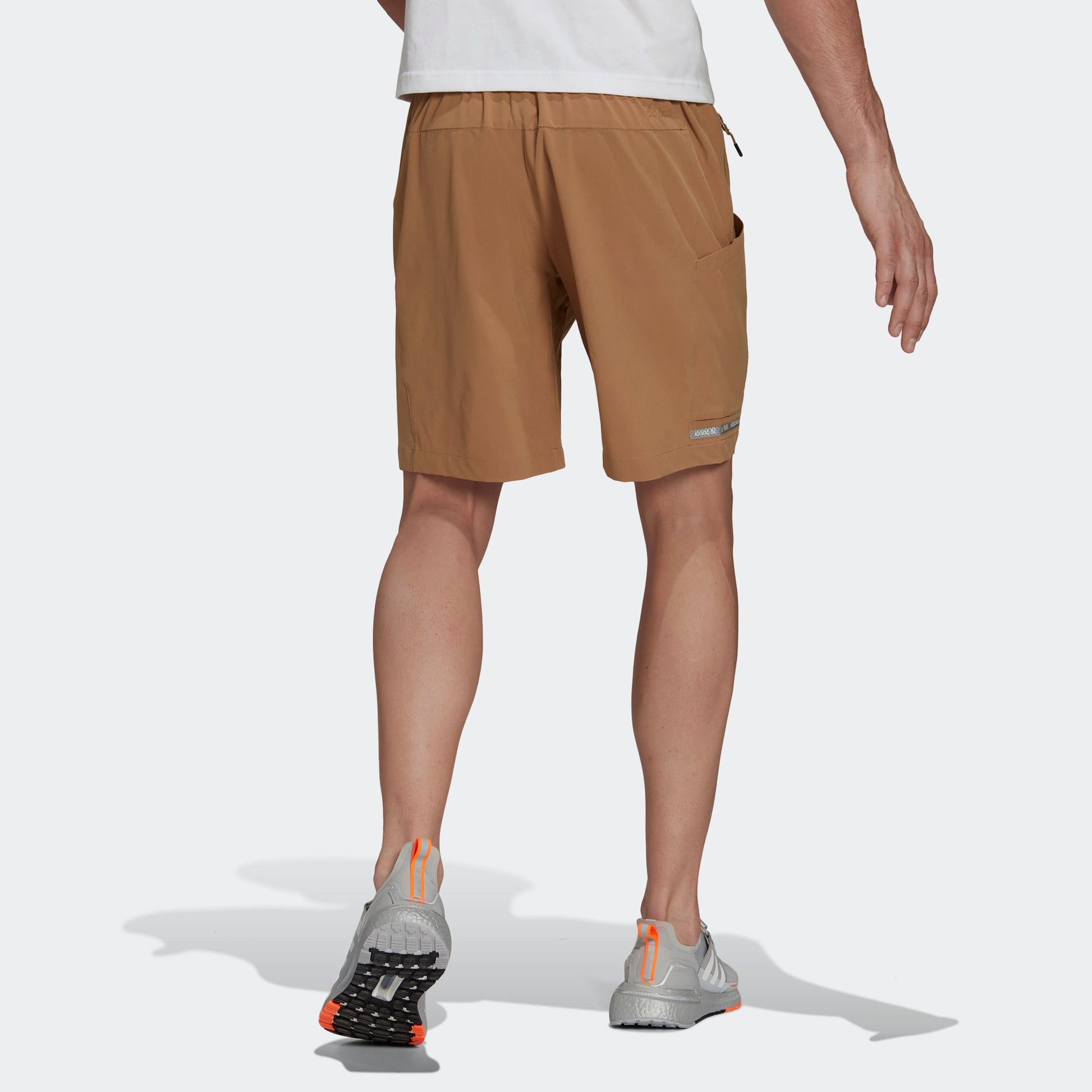 adidas Th Short Wv Id Sports Stylish Adjustable Belt Woven Shorts Yellow GU1745