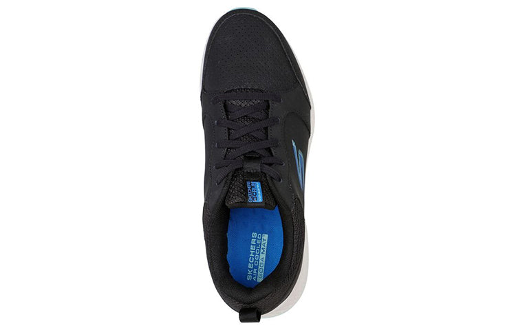 (WMNS) Skechers Go Run Consistent Long Stride 'Black Blue' 128273-BLK