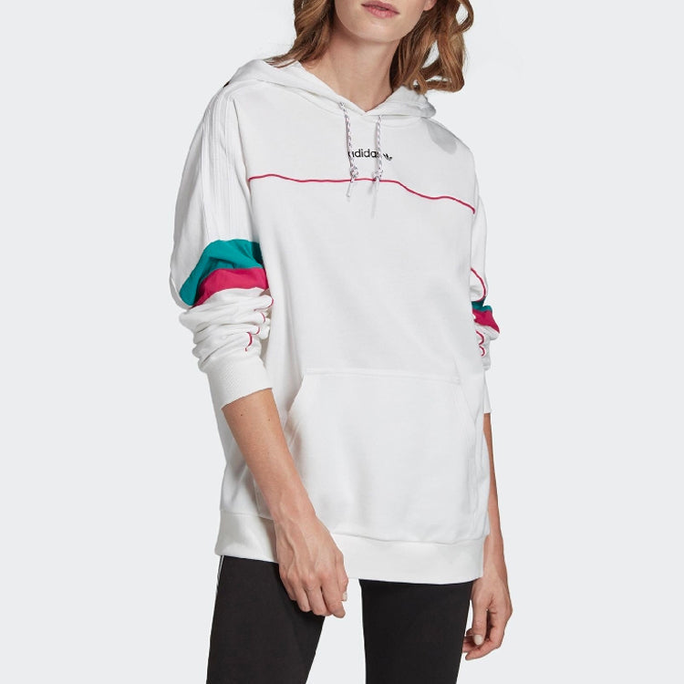 (WMNS) adidas originals Casual Sports Pullover White GC8770