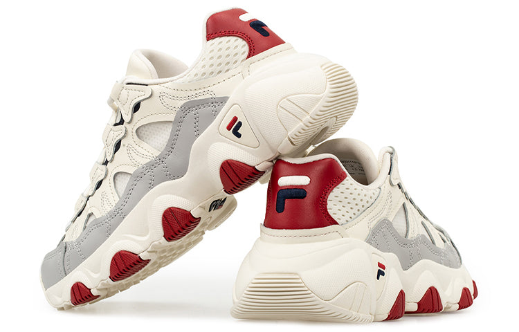 (WMNS) Fila Jagger VNTG Running Shoes GS White/Grey/Red T12W031116FSV