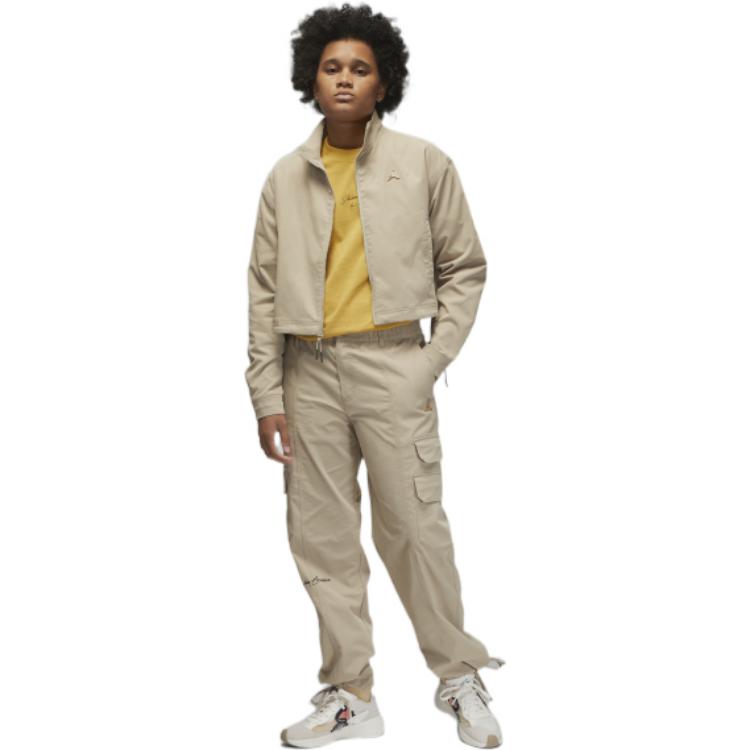 (WMNS) Air Jordan Paris Collective Jacket 'Beige' DV1382-250-YC