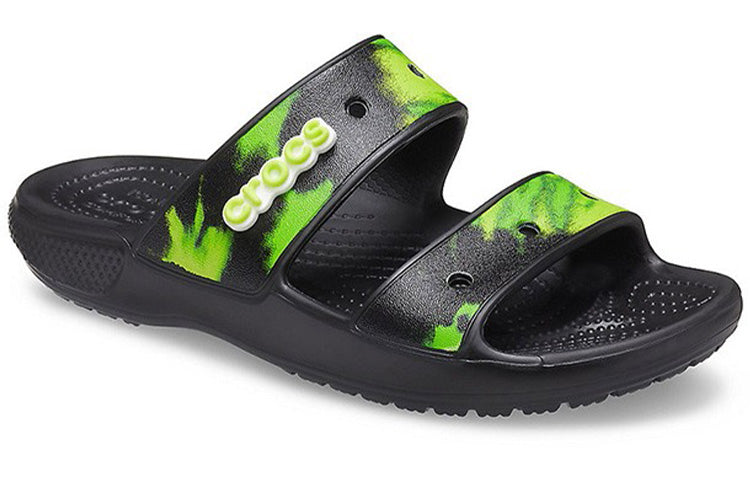 Crocs Soft Sole Shoe Black Green Unisex 'Black Green' 207283-0GU