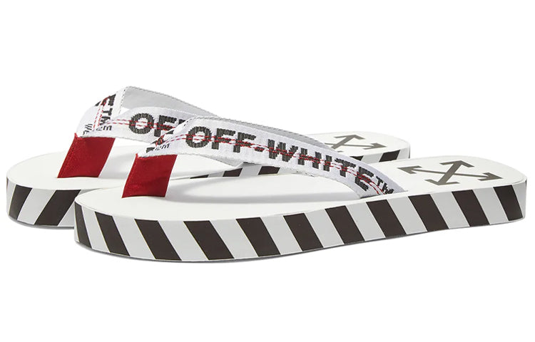 Off-White Flip Flops 'Graphic Print - ' OMIA131S20D270200100