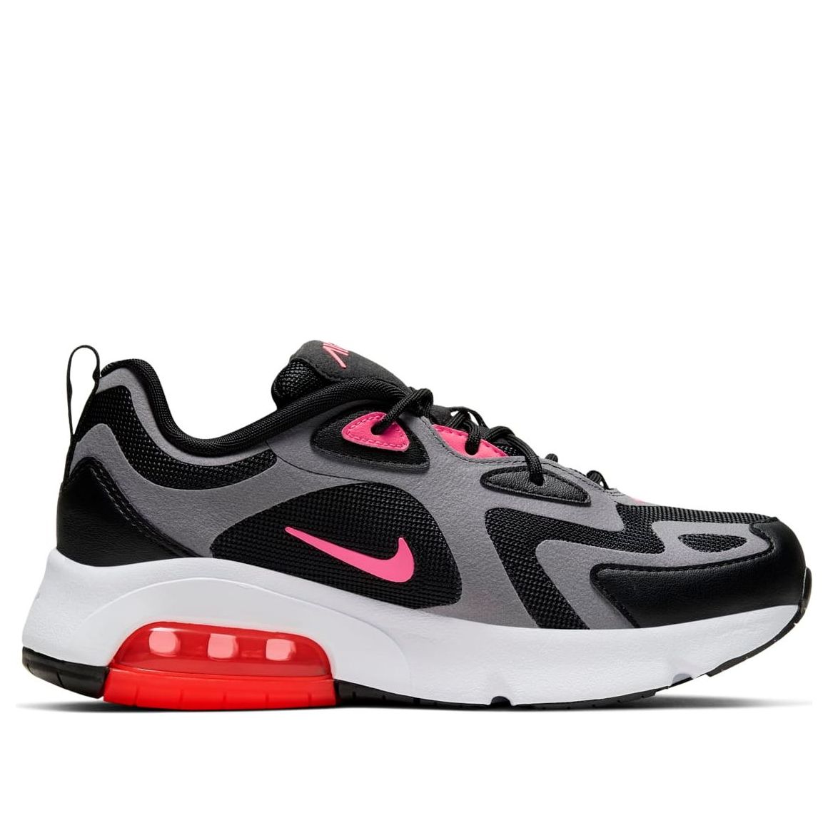 (GS) Nike Air Max 200 'Black Hot Punch' CT6388-001
