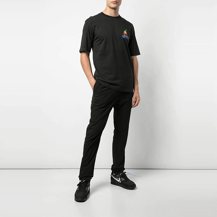 PALACE Jobsworth T-Shirt Creative Apple Printing Short Sleeve Unisex Black P16TS048