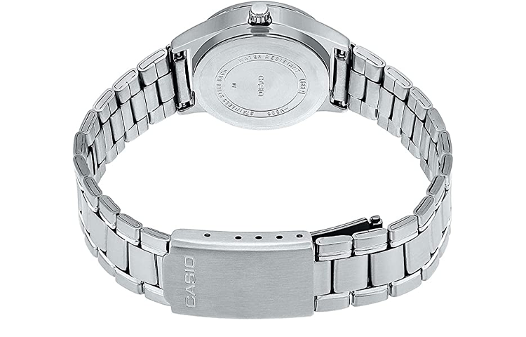 Casio Dress Classic Minimalistic Analog Watch 'Silver Steel White' MTP-V006D-7B