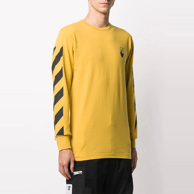Men's Off-White Printing Yellow OMAB001F20FAB0081610