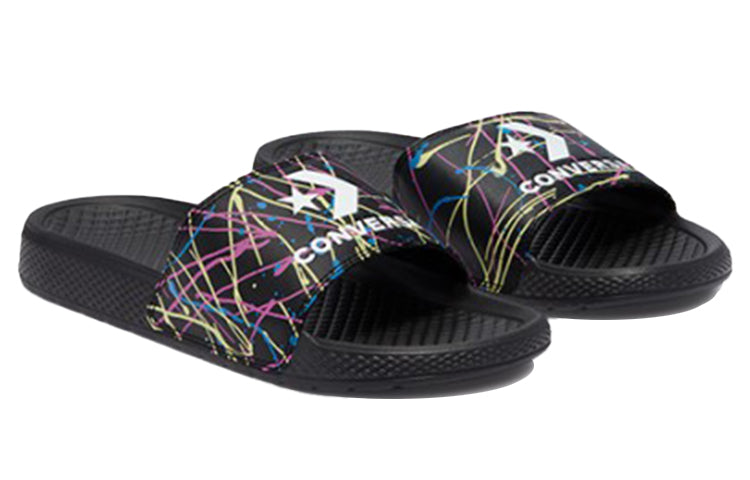 Converse Chuck Taylor All Star Slide Paint Splatter 'Black Pink' 170820C