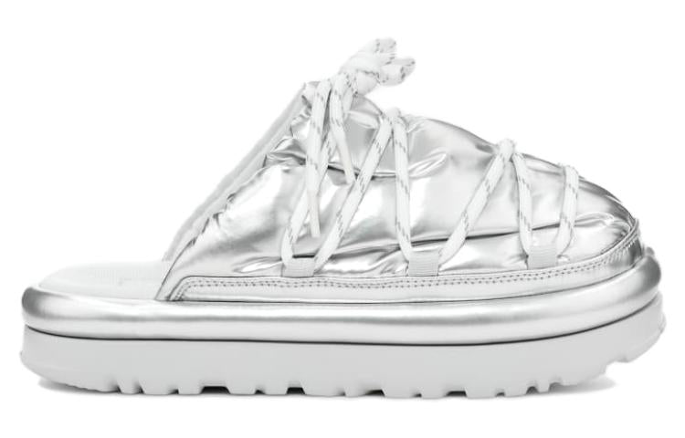 (WMNS) UGG Hi Shine Spaceslider Slide 'Silver' 1149033-SLVR