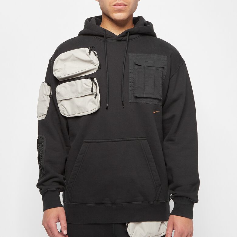 Nike x Travis Scott Cactus Jack Small Logo Functional Design Hoodie 'Black' CU0458-010
