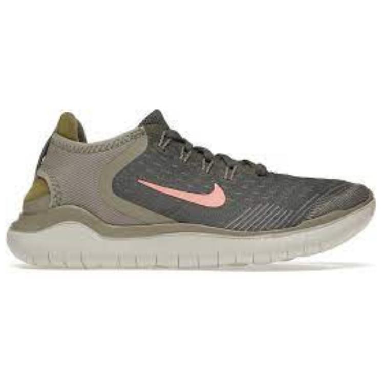 (WMNS) Nike Free RN 2018 'Gunsmoke Crimson Pulse' 942837-005