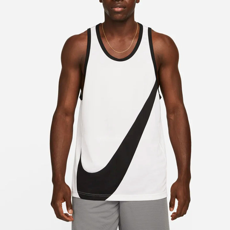 Nike Big Swoosh Training Quick Dry Breathable Sports Vest White DH7133-100