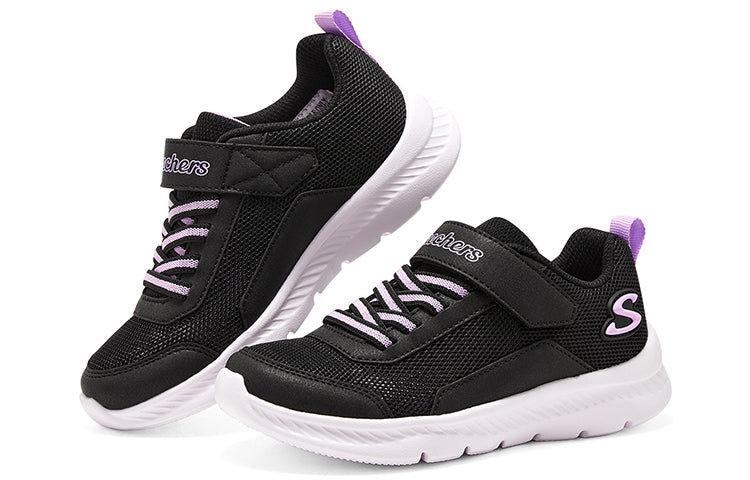 (GS) Skechers Wavy Lites 'Black Purple' 319300L-BKLV
