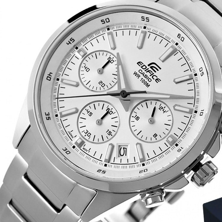 CASIO EDIFICE Series Leisure Fashion Hand Men's Mens Silver Analog EFR-527D-7AV