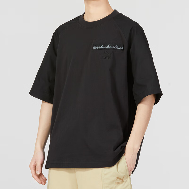 PUMA SS23 Graphic T-Shirt 'Black' 621928-01