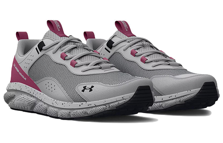 (WMNS) Under Armour Charged Verssert 'Grey Pace Pink' 3025751-104