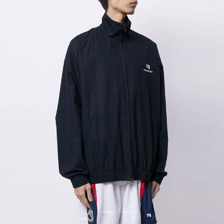 Balenciaga Sporty B Tracksuit Jacket 'Black' 658877TKM028065